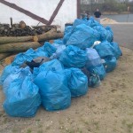 takie ilości śmieci zostyły zebrane tylko z jednego ze zbiorników