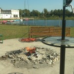 Kiełbaski już na ruszcie